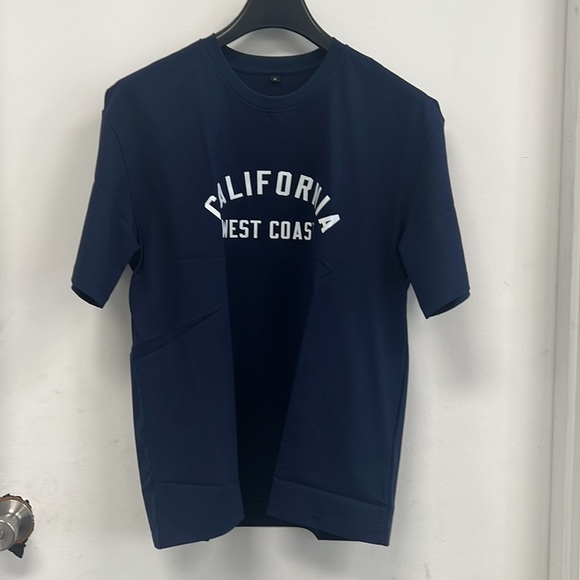 NWT - SHEIN Men's Letter Graphic T-Shirt, Navy - Size Medium - Picture 4 of 12